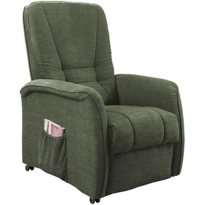 Livetastic Fernsehsessel , Dunkelgrün , Textil , 77x107x88 cm , Made in EU , Stoffauswahl, Relaxfunktion , Wohnzimmer, Sessel, Fernsehsessel