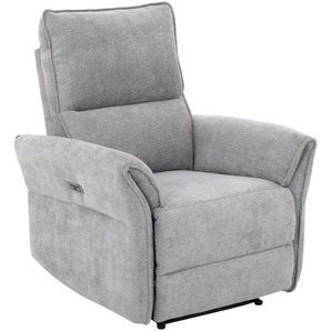 Livetastic Fernsehsessel, Grau, Textil, 86x103x92 cm, Relaxfunktion, Wohnzimmer, Sessel, Fernsehsessel