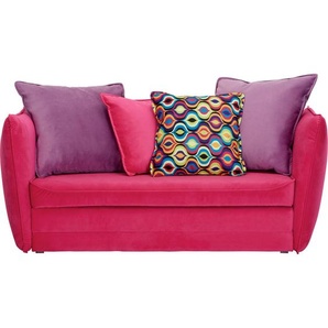 Livetastic Jugend-, Lila, Pink, Textil, Füllung: Schaumstoff, 145x63x75 cm, Liegefunktion, Rücken echt, Kinder- & Jugendzimmer, Jugendmöbel,