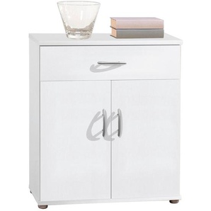 Livetastic Kommode 3300-691/20, Weiß, Kunststoff, 1 Fächer, 1 Schubladen, 60x70x30 cm, Beimöbel erhältlich, Wohnzimmer, Kommoden & Sideboards,