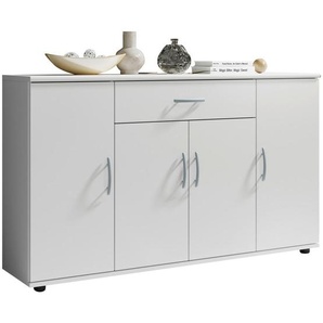Livetastic Kommode, Weiß, Kunststoff, 3 Fächer, 1 Schublade(n) Schubladen, 118x70x30 cm, Beimöbel erhältlich, Wohnzimmer, Kommoden & Sideboards, Kommoden