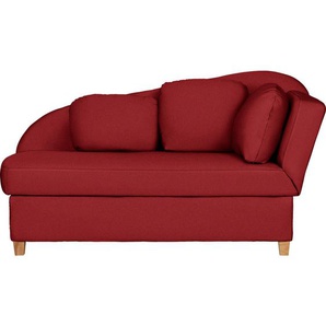 Livetastic Liege, Rot, Textil, Buche, 2-Sitzer, Füllung: Vlies, 180x97x85 cm, Armteil rechts, Wohnzimmer, Sessel, Relaxliegen