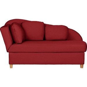 Livetastic Liege, Rot, Textil, Buche, 2-Sitzer, Füllung: Vlies, 85x97x180 cm, Armteil links, Wohnzimmer, Sessel, Relaxliegen