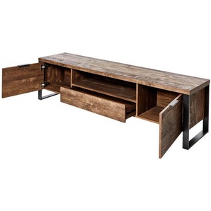 Livetastic Lowboard, Eiche, Metall, 1 Schubladen, 180x45x40 cm, stehend, in verschiedenen Holzdekoren erhältlich, Wohnzimmer, Wohnwände, Lowboards, Lowboards stehend