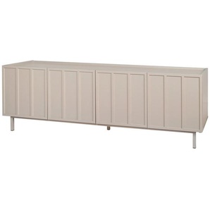 Livetastic Lowboard Velin, Braun, Metall, Holzwerkstoff, 2 Fächer, 52x40x160 cm, Bsci, Wohnzimmer, Wohnwände, Lowboards