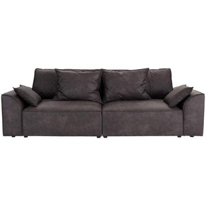 Livetastic Megasofa, Grau, Textil, 3-Sitzer, Füllung: Schaumstoff, 270x87x112 cm, Wohnzimmer, Sofas & Couches, Sofas, Bigsofas