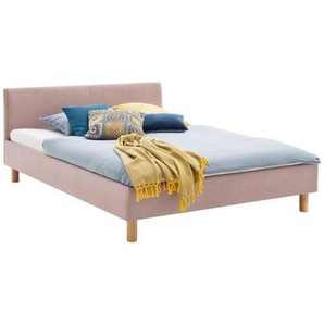 Livetastic Polsterbett meise.möbel Lena , Altrosa , Textil , 120x200 cm , Reach , Schlafzimmer, Betten, Polsterbetten