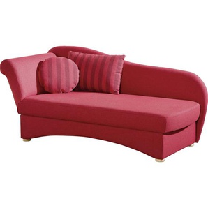 Livetastic Récamiere, Rot, Textil, 85x85x190 cm, Schlafen auf Sitzhöhe, Wohnzimmer, Sofas & Couches, Sofas, Recamieren