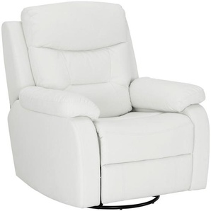 Livetastic Relaxsessel, Weiß, Textil, 90x102x76 cm, Wippfunktion, Wohnzimmer, Sessel, Relaxsessel