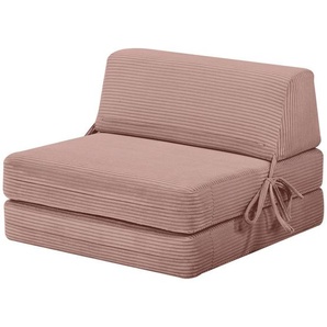 Livetastic Schlafsessel, Altrosa, Textil, 74x58x80 cm, Bsci, Wohnzimmer, Sessel, Schlafsessel