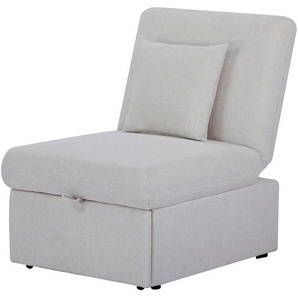 Livetastic Schlafsessel, Beige, Holz, Kunststoff, Textil, Kiefer, vollmassiv, 70x95x97 cm, Bsci, Wohnzimmer, Sessel, Schlafsessel