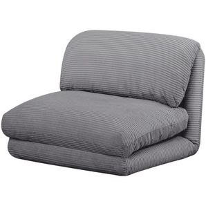 Livetastic Schlafsessel Elysia, Grau, Textil, 82x58x78 cm, Bsci, Liegefunktion, Wohnzimmer, Sessel, Schlafsessel