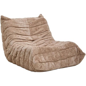 Livetastic Schlafsessel, Hellbraun, Textil, 82x70x105 cm, Wohnzimmer, Sessel, Schlafsessel