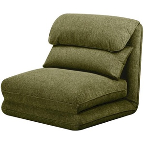 Livetastic Schlafsessel, Olivgrün, Metall, Textil, 78x72x85 cm, Bsci, Wohnzimmer, Sessel, Schlafsessel