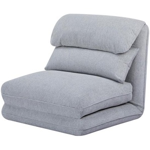Livetastic Schlafsessel Verve, Hellgrau, Textil, 78x72x85 cm, Bsci, Liegefunktion, Wohnzimmer, Sessel, Schlafsessel