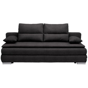 Livetastic Schlafsofa, Anthrazit, Textil, Uni, Füllung: Schaumstoff, 207x94x90 cm, Stoffauswahl, Schlafen auf Sitzhöhe, Rücken echt, Kinder- & Jugendzimmer, Jugendmöbel, Jugendsofas