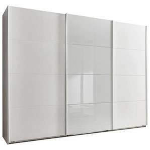 Livetastic Schwebetürenschrank Wimex Ernesto, Weiß, Holzwerkstoff, 3 Fächer, 270x210x65 cm, BQ - Bündnis für Qualität, Made in Germany, DIN EN ISO