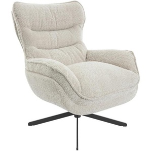 Livetastic Sessel, Creme, Textil, 80x95x91 cm, Wohnzimmer, Sessel, Polstersessel