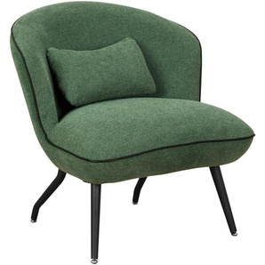 Livetastic Sessel, Grün, Textil, 75x70x73 cm, Wohnzimmer, Sessel, Polstersessel