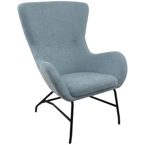 Livetastic Sessel, Hellblau, Textil, 77x106.5x84 cm, Wohnzimmer, Sessel, Sonstige Sessel