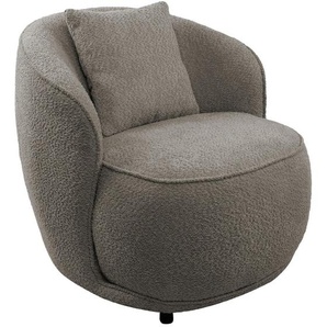 Livetastic Sessel, Taupe, Textil, Füllung: Polyester, 76x83x74 cm, Wohnzimmer, Sessel, Sonstige Sessel