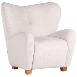 Livetastic Sessel, Weiß, Textil, 90x93x92 cm, Wohnzimmer, Sessel, Polstersessel