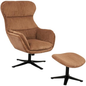 Livetastic Sesselset, Kupfer, Textil, 76x110x88.5 cm, Wohnzimmer, Sessel, Relaxsessel