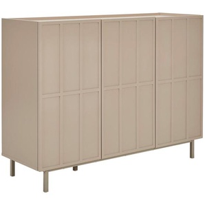 Livetastic Sideboard, Braun, Metall, Holzwerkstoff, 2 Fächer, 120x89x40 cm, Bsci, Schlafzimmer, Schlafzimmer Kommoden