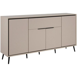 Livetastic Sideboard, Sand, Metall, 6 Fächer, 1 Schubladen, 175x90x38 cm, Schlafzimmer, Schlafzimmer Kommoden