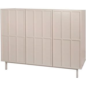 Livetastic Sideboard Velin, Braun, Metall, Holzwerkstoff, 2 Fächer, 120x89x40 cm, Bsci, Schlafzimmer, Schlafzimmer Kommoden