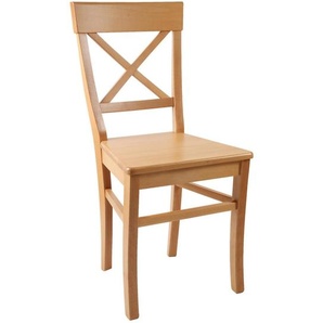 Livetastic Stuhl, Buche, Holz, Buche, massiv, eckig, 48x92.5x49 cm, Fsc, Holzmöbel, Sitzgelegenheiten Holz