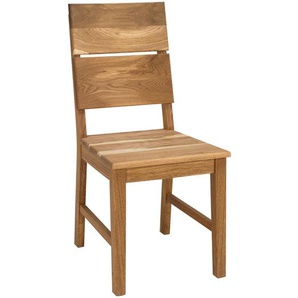 Livetastic Stuhl, Eiche, Holz, Wildeiche, massiv, eckig, 38x95x49 cm, FSC 100%, Esszimmer, Stühle, Esszimmerstühle, Vierfußstühle