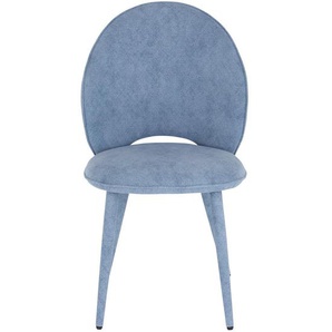 Livetastic Stuhl, Hellblau, Holz, Metall, Textil, Eukalyptusholz, Sperrholz, konisch, 50x87x58.5 cm, Esszimmer, Stühle, Esszimmerstühle, Vierfußstühle
