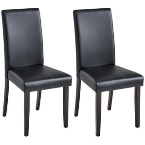 Livetastic Stuhl-Set, Schwarz, Holz, Textil, Füllung: Schaumstoff, eckig, 46x95x56.5 cm, Esszimmer, Stühle, Esszimmerstühle, Esszimmerstühle-Set