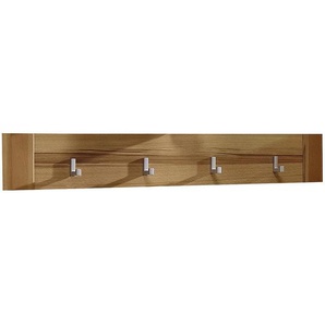 Livetastic Wandgarderobe , Buche , Holz , Kernbuche , teilmassiv , 90x14x4 cm , Garderobe, Garderobenleisten & Garderobenhaken