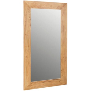 Livetastic Wandspiegel, Akazie, Holz, Glas, Akazie, Holz, rechteckig, 100x180x2.5 cm, senkrecht und waagrecht montierbar, Spiegel, Wandspiegel