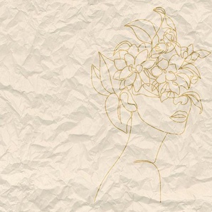 living walls Fototapete ARTist Paper Face, (Set, 4 St), Vlies, Wand, Schräge