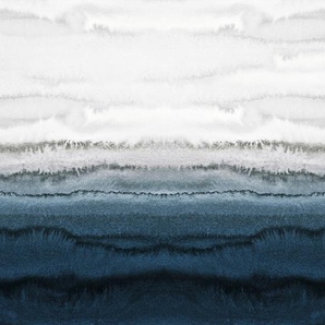 LIVING WALLS Fototapete ARTist Within the Tides Tapeten Gr. B/L: 4 m x 2,7 m, bunt (blau, grau, weiß) Fototapeten Kunst