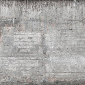living walls Fototapete Designwalls Concrete Wall, glatt, (5 St), Vlies, Wand, Schräge, Decke
