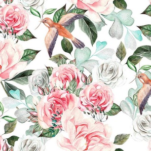living walls Fototapete Designwalls Paradise 1, glatt, (5 St), Vlies, Wand, Schräge, Decke