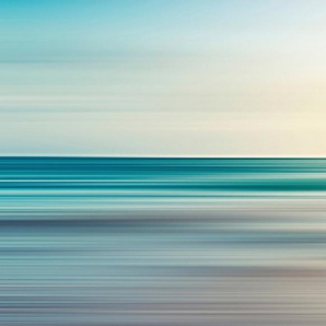 LIVING WALLS Fototapete Walls by Patel Horizon Tapeten Fototapete Modern horizon 4,00 m x 2,70 m 200 g Vlies Premium Gr. B/L: 4,00 m x 2,7 m, blau Fototapeten