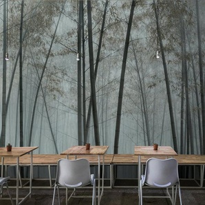 living walls Fototapete Walls by Patel In The Bamboo, glatt, Vlies, Wand