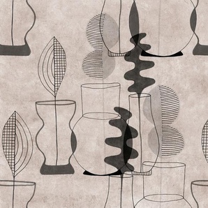 LIVING WALLS Fototapete Walls by Patel Pablo`s Room Tapeten Vlies, Wand Gr. B/L: 4,00 m x 2,7 m, beige Fototapeten