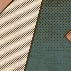 LIVING WALLS Fototapete Walls by Patel Pattern Play 1 Tapeten Vlies, Wand, Schräge Gr. B/L: 4 m x 2,7 m, beige (beige, rosa) Fototapeten