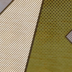 LIVING WALLS Fototapete Walls by Patel Pattern Play 2 Tapeten Gr. B/L: 4 m x 2,7 m, beige (beige, gelb) Fototapeten