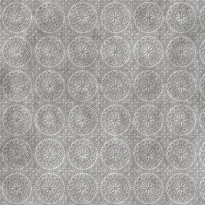 LIVING WALLS Fototapete Walls by Patel Tile 2 Tapeten Vlies, Wand, Schräge Gr. B/L: 5 m x 2,5 m, grau (grau, schwa) Fototapeten Tapeten
