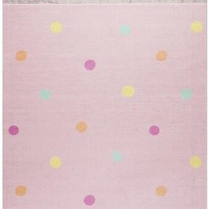 Livone Happy Rugs Love you Dots (100 x 160 cm) rosa/multi