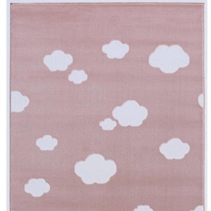 Livone Happy Rugs Sky Cloud (120x180 cm) rosa/weiss