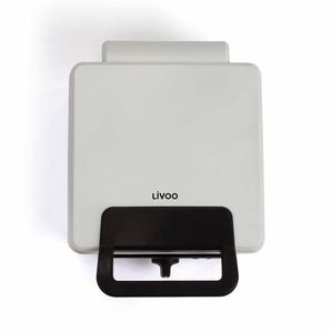 Livoo Waffeleisen mit Einstellbarem Thermostat 1200 W Weiß