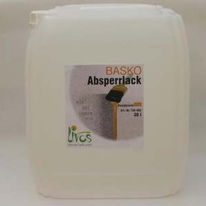 Livos BASKO-Absperrlack Nr. 730, 30 Liter, Farbe im Produkt wählbar